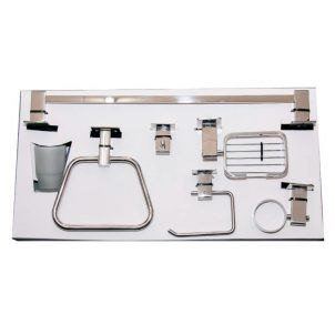 Mirror Finish Bathroom Set 7-Piece Set 2