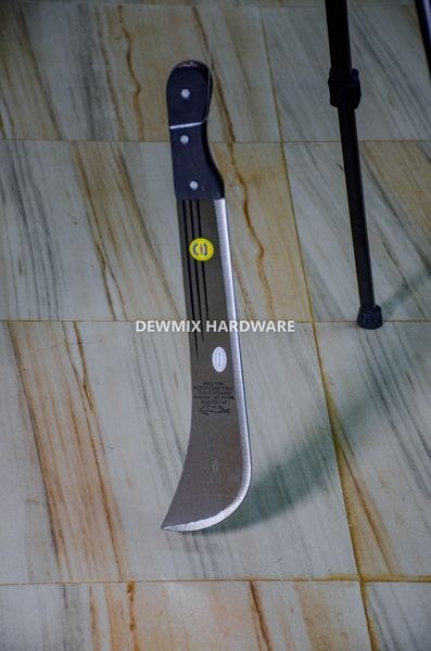 Steel Panga Machete Black Handle 2