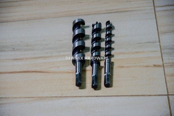 Carbon Steel Auger Drill Bit Set 3 Sizes