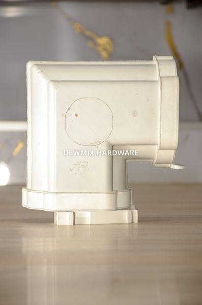 PVC Round Downpipe 90° Bend