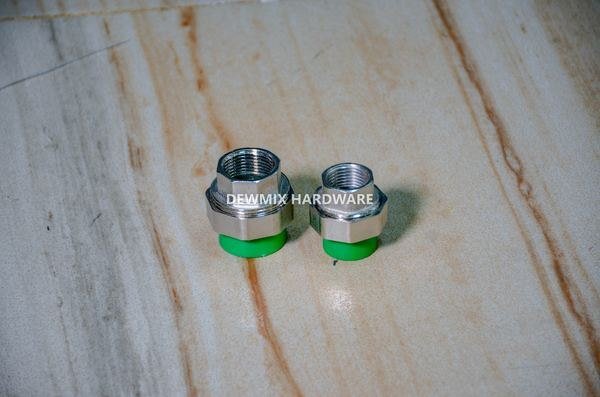 PPR Chrome Female Adaptor Set