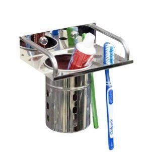 Tumbler Holder With Cup Toothbrush Holder With C
