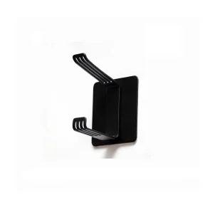 Black Self Adhesive Single Hook