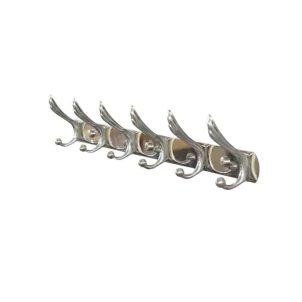 Six Towel and Robe Hooks Mirro