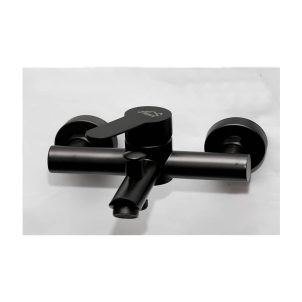 Black Wall Type Bath Tub Mixer L Shower Mixers in