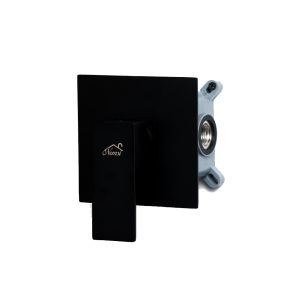 Concealed Black Way Square Shower Mixer