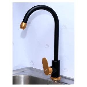 Black Gold Aluminium Kitchen Mixer Tap