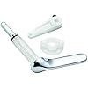 Cistern Chrome Flush Handle — Metal